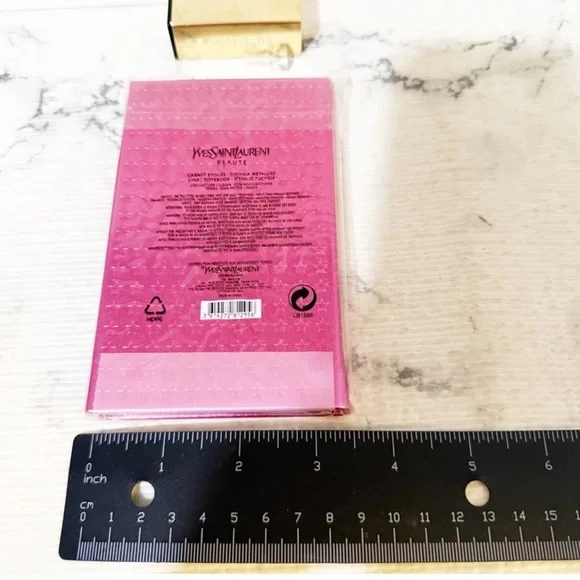 YSL Beauté Hot Pink Star-Embossed Notebook NIP - Picture 8 of 8